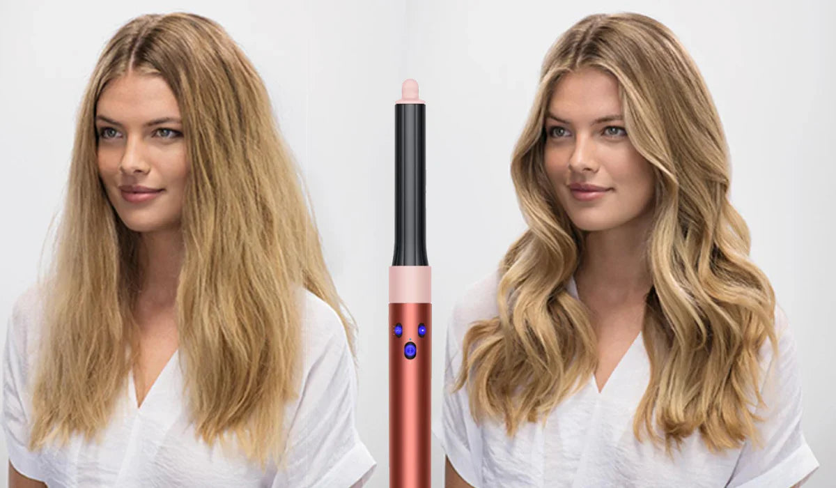 Antes y después — resultados profesionales con Dyson Airwrap